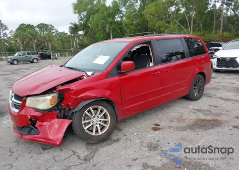 2014 Dodge Grand Caravan Sxt z USA, uszkodzony, nr VIN 2C4RDGCGXER244247